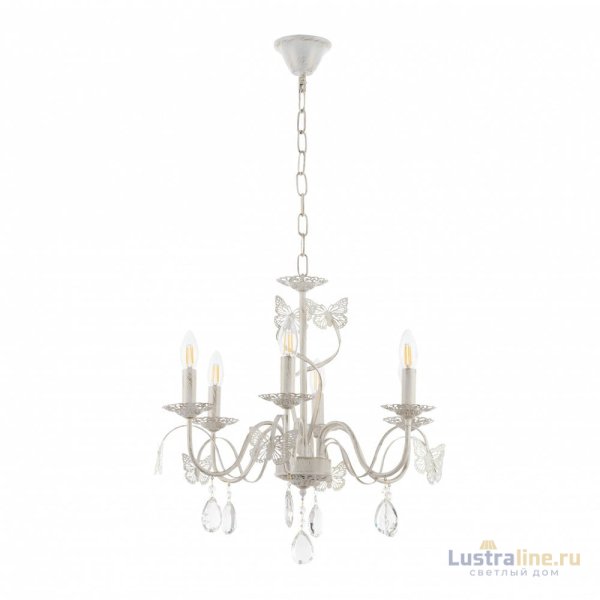 Подвесная люстра Arte Milano 346179/6 WT+SL Подвесная люстра Arte Milano 346179/6 WT+SL