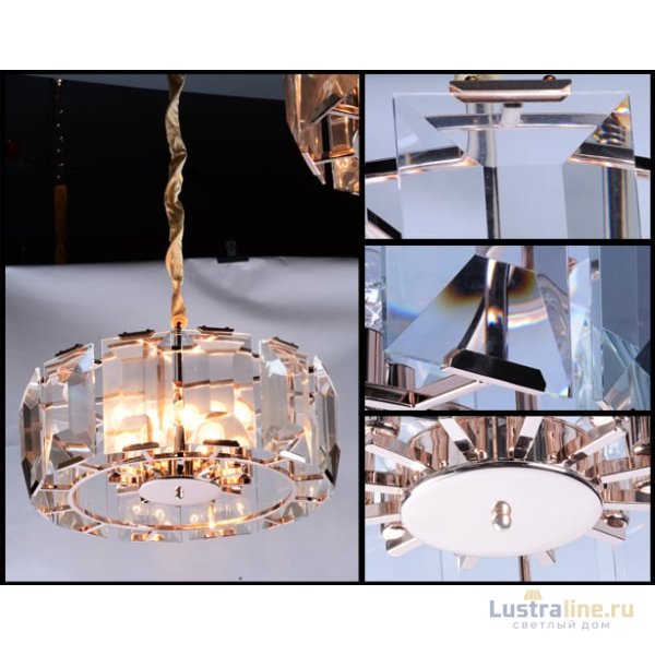 Подвесная люстра Delight Collection Harlow Crystal BRCH9030-12 gold