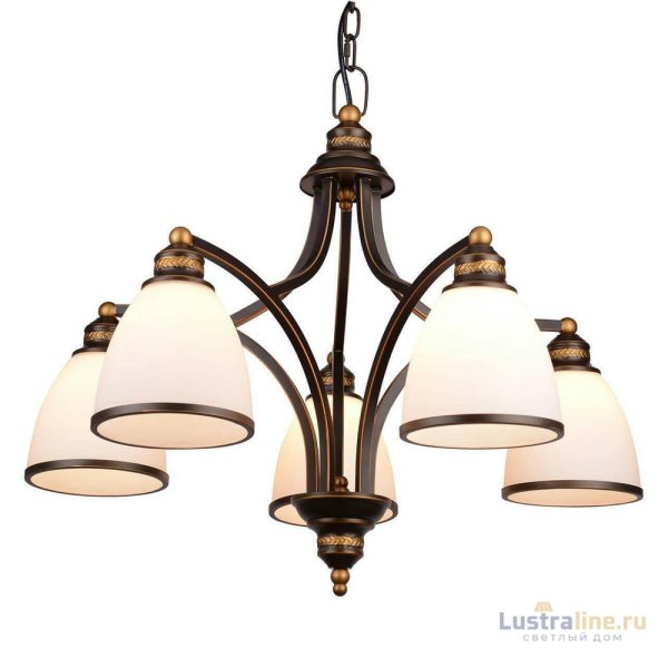 Подвесная люстра Arte Lamp Bonito A9518LM-5BA Подвесная люстра Arte Lamp Bonito A9518LM-5BA