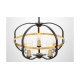Подвесная люстра Lumina Deco Monterey LDP 1141-5 BK+MD