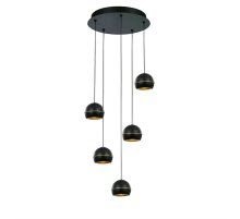 Подвесная люстра DeLight Collection MD21001034-5A black/gold
