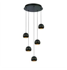 Подвесная люстра DeLight Collection MD21001034-5A black/gold