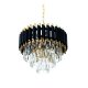 Подвесная люстра Lumina Deco Funneli LDP 6003-400 BK+F.GD