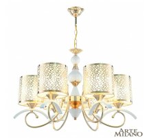 Подвесная люстра Arte Milano Florentia-9787 309787/6 Wh/Gd