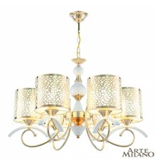 Подвесная люстра Arte Milano Florentia-9787 309787/6 Wh/Gd