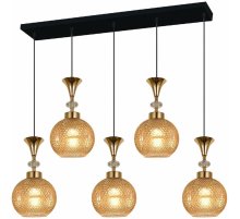 Подвесная люстра Reluce 02001-0.9-05L AMBER