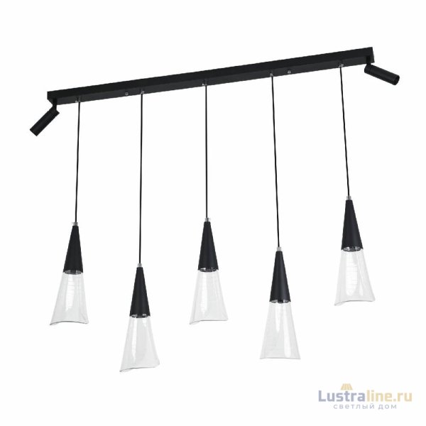 Подвесная люстра LED4U L7105-7 BK