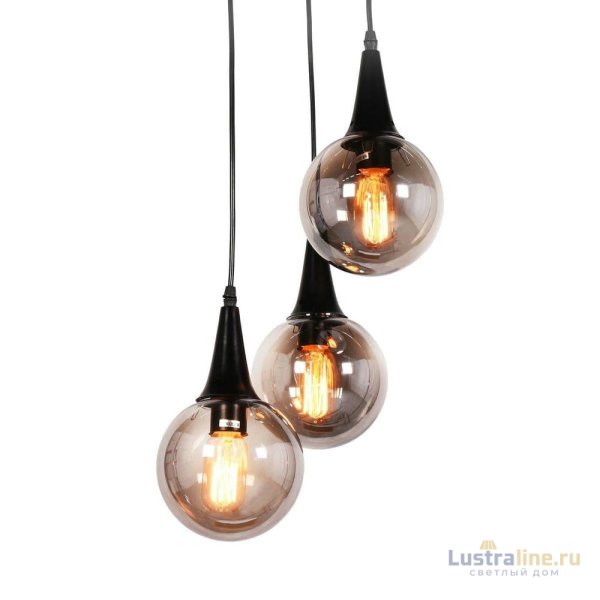 Подвесная люстра Lumina Deco Rocherro LDP 11191-3 BK