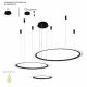 Подвесная люстра Crystal Lux MANZANA SP67W LED BLACK