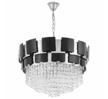 Подвесная люстра Lumina Deco LDP 7045-600 BK+CHR