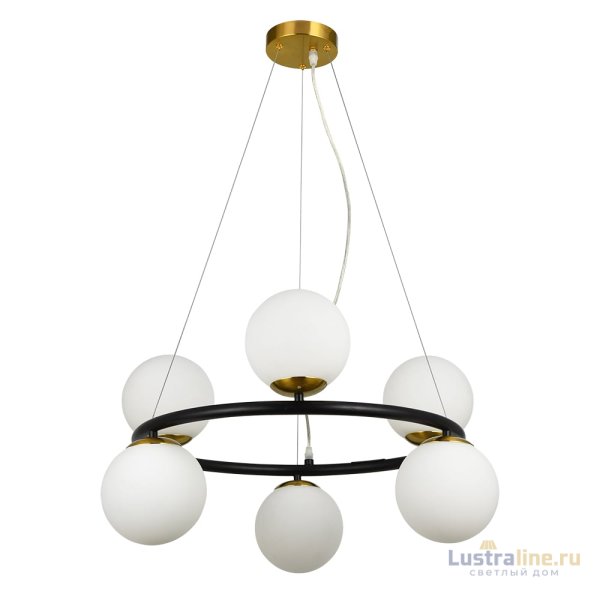Подвесная люстра Arte Lamp Alcor A2224SP-6BK