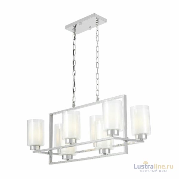 Подвесная люстра Lumina Deco Lino LDP 1239-8 CHR