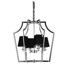 Подвесная люстра Lumina Deco Montero LDP 1249-4 CHR+BK