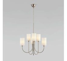 Подвесная люстра Eurosvet Abbey 60164/6 никель a065747