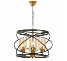 Подвесная люстра Lumina Deco LDP 8004-4 BK+MD