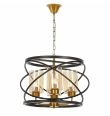 Подвесная люстра Lumina Deco LDP 8004-4 BK+MD