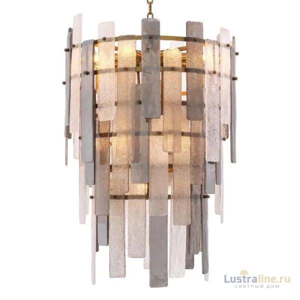 Подвесная люстра DeLight Collection Greyson KG1581P-10 brass