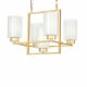 Подвесная люстра Lumina Deco Lino LDP 1239-5 F.GD