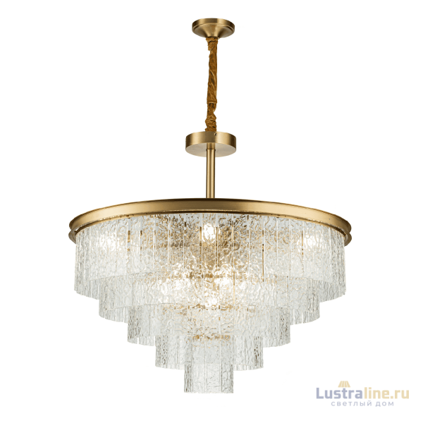 Подвесная люстра Belfast Harland 6308-8 BR CL Подвесная люстра Belfast Harland 6308-8 BR CL