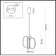 Подвесная люстра Odeon Light Piuma 6664/38L