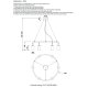 Подвесная люстра Crystal Lux CLT 015C6 D600 BL
