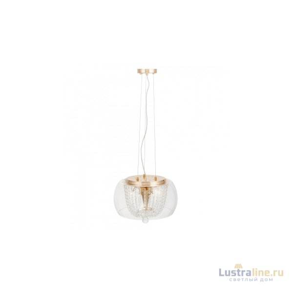 Подвесная люстра Lumina Deco Disposa LDP 7018-400 PR+F.GD