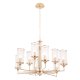 Подвесная люстра Crystal Lux GLORIA SP9 BRASS