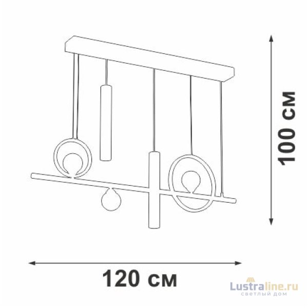 Подвесная люстра Vitaluce V3095-0/5S