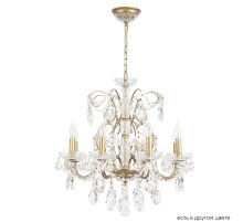 Подвесная люстра Crystal Lux ODELIS SP8 GOLD Подвесная люстра Crystal Lux ODELIS SP8 GOLD