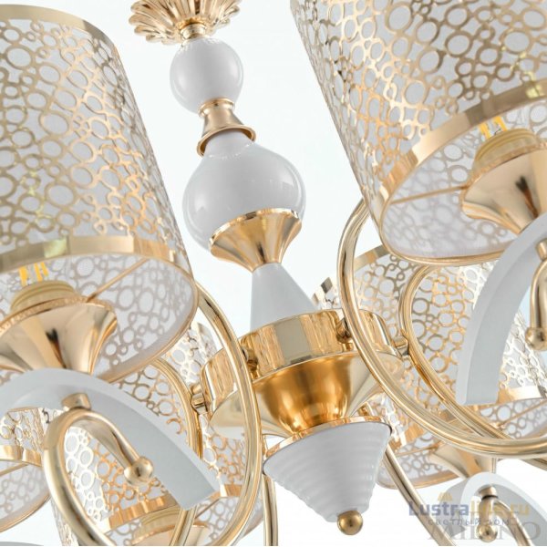 Подвесная люстра Arte Milano Florentia-9787 309787/6 Wh/Gd Подвесная люстра Arte Milano Florentia-9787 309787/6 Wh/Gd