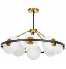 Подвесная люстра Lumina Deco Donzano LDP 8034-9 BK+WT