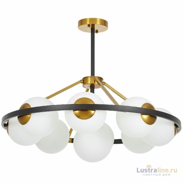 Подвесная люстра Lumina Deco Donzano LDP 8034-9 BK+WT