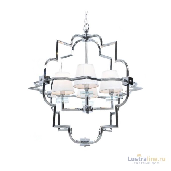 Подвесная люстра Lumina Deco Baltimore LDP 8020-4 CHR+WT