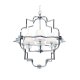 Подвесная люстра Lumina Deco Baltimore LDP 8020-4 CHR+WT