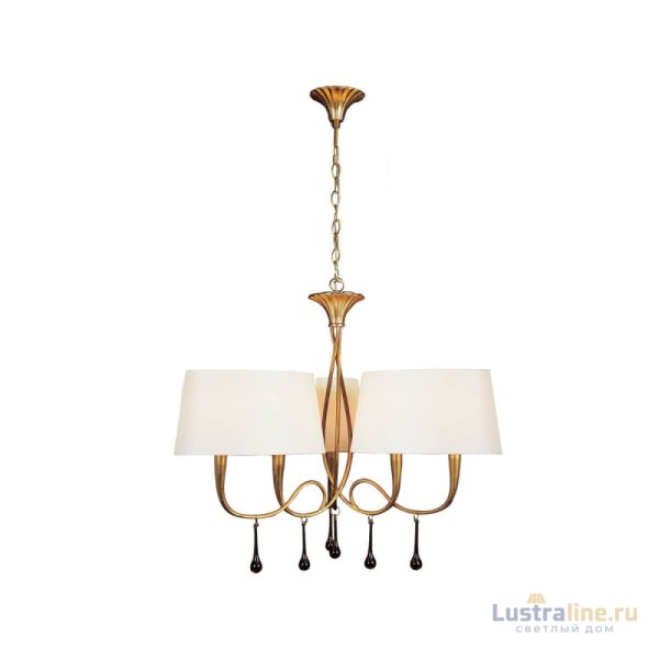 Подвесная люстра Mantra Paola Painted Gold 3540