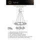 Подвесная люстра Aployt Delfin APL.774.03.135