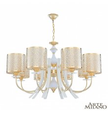 Подвесная люстра Arte Milano Florentia-6067 306067/8 Wh/Gd