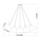 Подвесная люстра MW-Light Улыбка 365014505