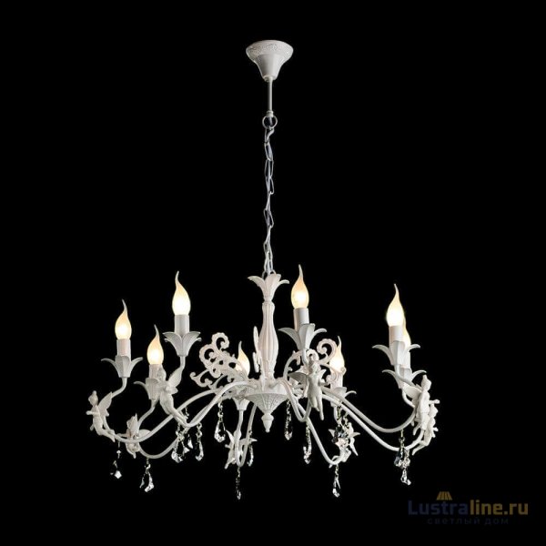 Подвесная люстра Arte Lamp Angelina A5349LM-8WH Подвесная люстра Arte Lamp Angelina A5349LM-8WH