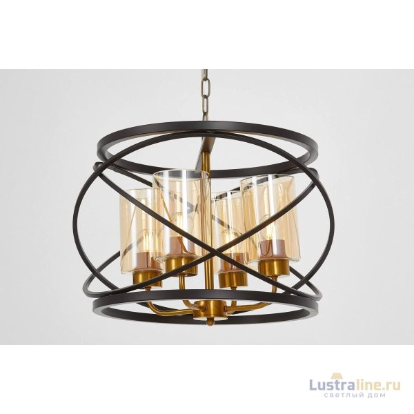 Подвесная люстра Lumina Deco LDP 8004-4 BK+MD