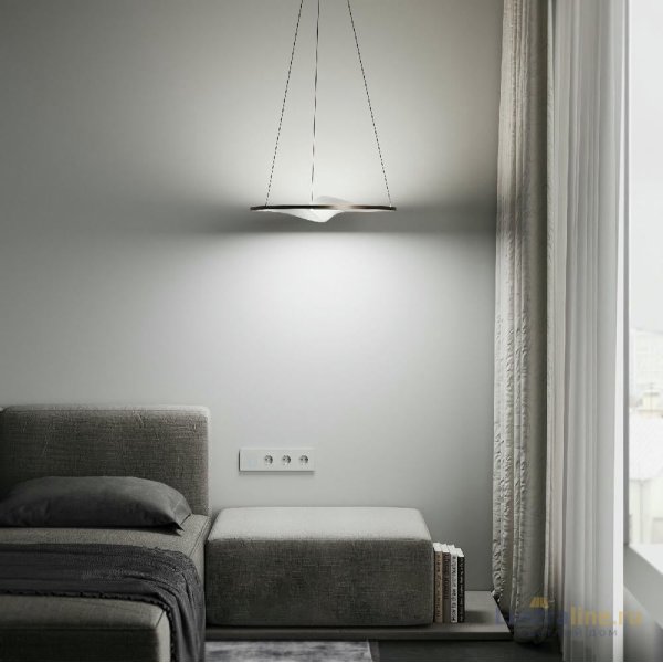 Подвесная люстра Eurosvet Occhio 40027/1 LED серый a069309 Подвесная люстра Eurosvet Occhio 40027/1 LED серый a069309
