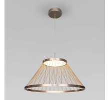 Подвесная люстра Eurosvet Cesta 40017/1 LED коричневый a069288