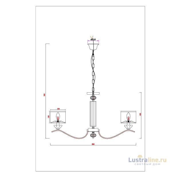 Подвесная люстра Arte Lamp Alhena A4091LM-8CC Подвесная люстра Arte Lamp Alhena A4091LM-8CC
