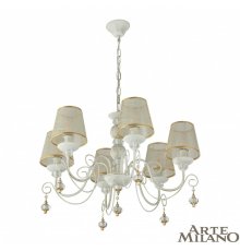 Подвесная люстра Arte Milano 347620/6 WT+G