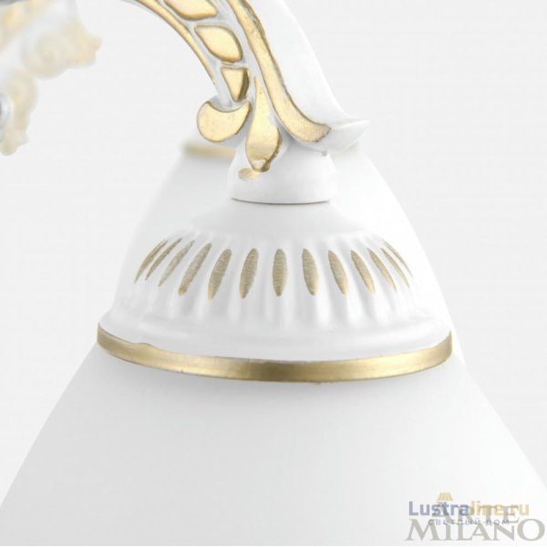 Подвесная люстра Arte Milano 340837/5 WT+G Подвесная люстра Arte Milano 340837/5 WT+G
