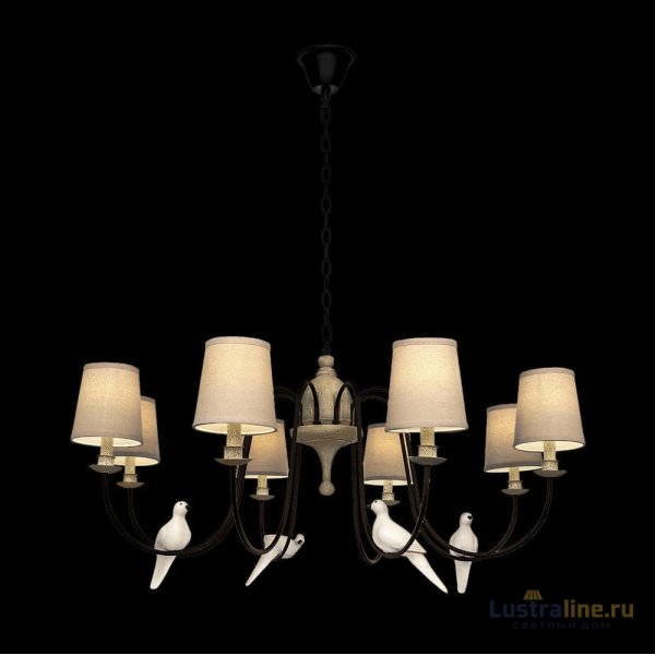 Подвесная люстра LOFT IT Birds Loft1029A-8 Подвесная люстра LOFT IT Birds Loft1029A-8
