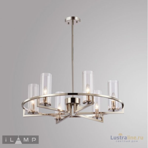 Подвесная люстра iLamp Evolution 6806-6 NIC Подвесная люстра iLamp Evolution 6806-6 NIC