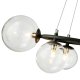 Подвесная люстра Delight Collection Wendt KG1202P-9 grey/clear