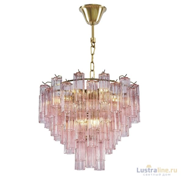 Подвесная люстра Delight Collection OWD2093-D75 gold/pink