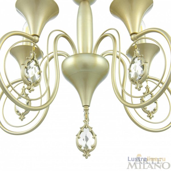 Подвесная люстра Arte Milano 349920/5 CG Подвесная люстра Arte Milano 349920/5 CG